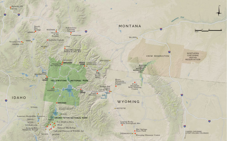 Yellowstone Map – Maps, Signage & Graphic Design